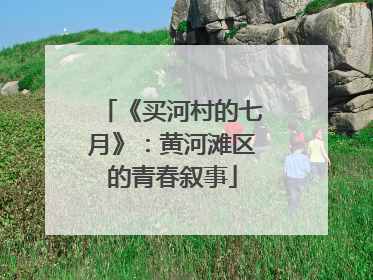 《买河村的七月》：黄河滩区的青春叙事