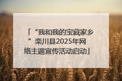 “我和我的宝藏家乡”栾川县2025年网络主题宣传活动启动