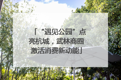 “遇见公园”点亮杭城，武林商圈激活消费新动能