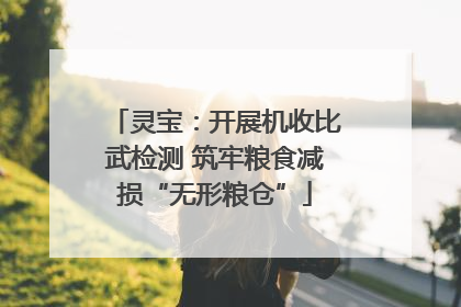 灵宝：开展机收比武检测 筑牢粮食减损“无形粮仓”