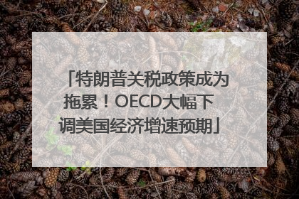 特朗普关税政策成为拖累！OECD大幅下调美国经济增速预期