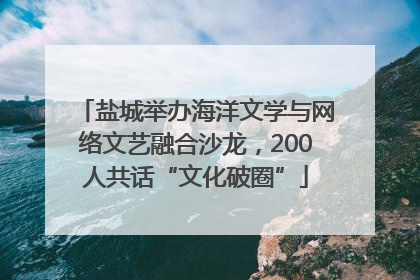 盐城举办海洋文学与网络文艺融合沙龙，200人共话“文化破圈”