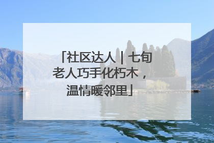 社区达人｜七旬老人巧手化朽木，温情暖邻里
