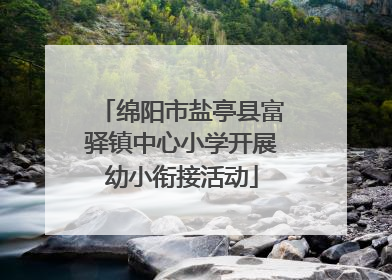 绵阳市盐亭县富驿镇中心小学开展幼小衔接活动