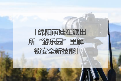 绵阳萌娃在派出所“游乐园”里解锁安全新技能