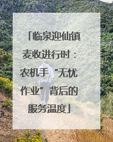 临泉迎仙镇麦收进行时：农机手“无忧作业”背后的服务温度