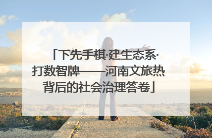 下先手棋·建生态系·打数智牌——河南文旅热背后的社会治理答卷