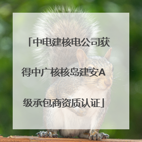 中电建核电公司获得中广核核岛建安A级承包商资质认证