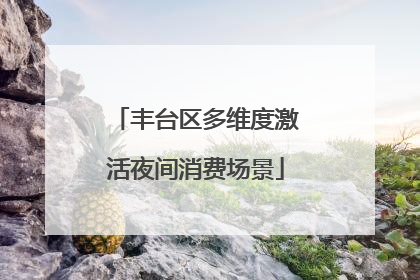 丰台区多维度激活夜间消费场景