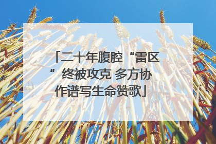 二十年腹腔“雷区”终被攻克 多方协作谱写生命赞歌