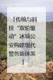 传统与科技“双轮驱动”冰城公安构建现代警务新体系