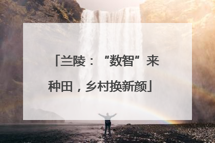 兰陵：“数智”来种田，乡村换新颜