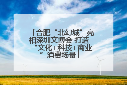 合肥“北幻城”亮相深圳文博会 打造“文化+科技+商业”消费场景