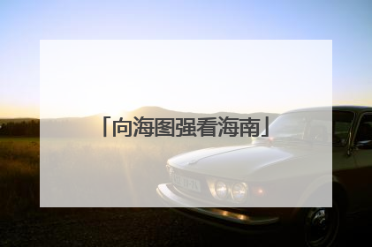向海图强看海南