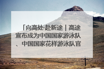 向高处·赴新途｜高途宣布成为中国国家游泳队、中国国家花样游泳队官方学习合作伙伴