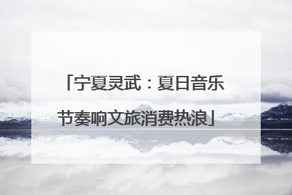 宁夏灵武：夏日音乐节奏响文旅消费热浪