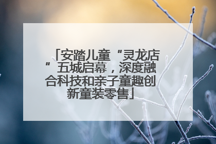 安踏儿童“灵龙店”五城启幕，深度融合科技和亲子童趣创新童装零售