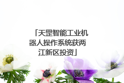 天罡智能工业机器人操作系统获两江新区投资