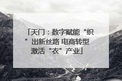 天门：数字赋能“织”出新丝路 电商转型激活“衣”产业