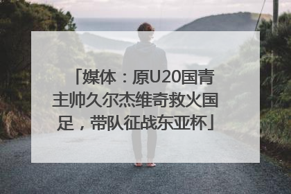 媒体：原U20国青主帅久尔杰维奇救火国足，带队征战东亚杯