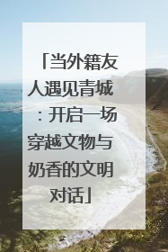 当外籍友人遇见青城：开启一场穿越文物与奶香的文明对话