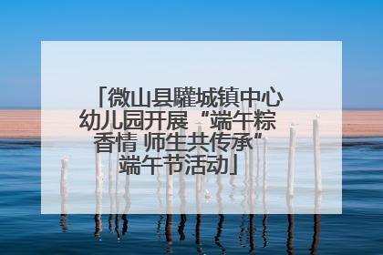 微山县驩城镇中心幼儿园开展“端午粽香情 师生共传承”端午节活动