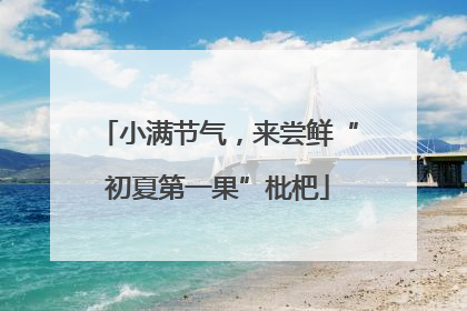 小满节气，来尝鲜“初夏第一果”枇杷