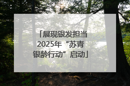 展现银发担当 2025年“苏青银龄行动”启动