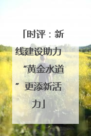 时评：新线建设助力“黄金水道”更添新活力