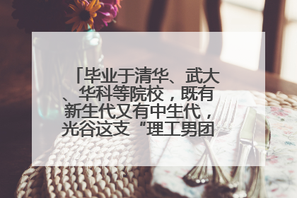 毕业于清华、武大、华科等院校，既有新生代又有中生代，光谷这支“理工男团”为何“出道”？