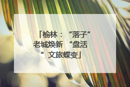 榆林：“落子”老城焕新 “盘活”文旅蝶变
