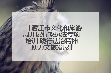 潜江市文化和旅游局开展行政执法专项培训 践行法治精神助力文旅发展