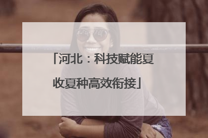 河北：科技赋能夏收夏种高效衔接