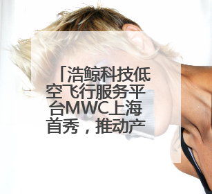 浩鲸科技低空飞行服务平台MWC上海首秀，推动产业创新