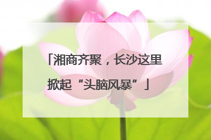 湘商齐聚，长沙这里掀起“头脑风暴”