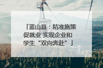 蓝山县：精准施策促就业 实现企业和学生“双向奔赴”