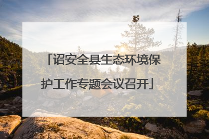 诏安全县生态环境保护工作专题会议召开