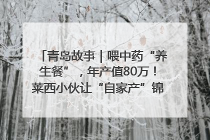 青岛故事｜喂中药“养生餐”，年产值80万！莱西小伙让“自家产”锦鲤“游”向全国