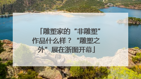雕塑家的“非雕塑”作品什么样？“雕塑之外”展在浙图开幕