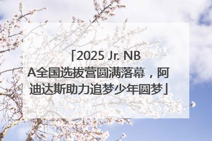 2025 Jr. NBA全国选拔营圆满落幕，阿迪达斯助力追梦少年圆梦