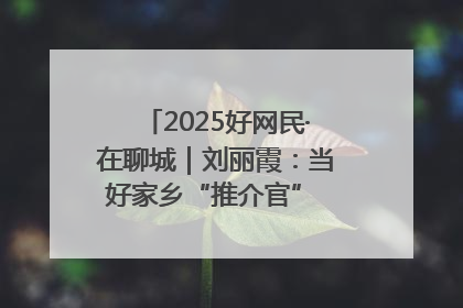 2025好网民·在聊城｜刘丽霞：当好家乡“推介官” 秀出乡村新风貌